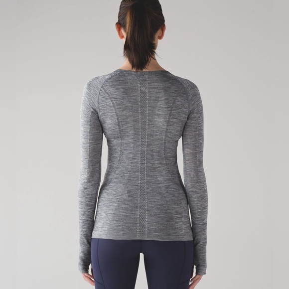 lululemon athletica Gray Long Sleeve Top - Picture 3 of 8